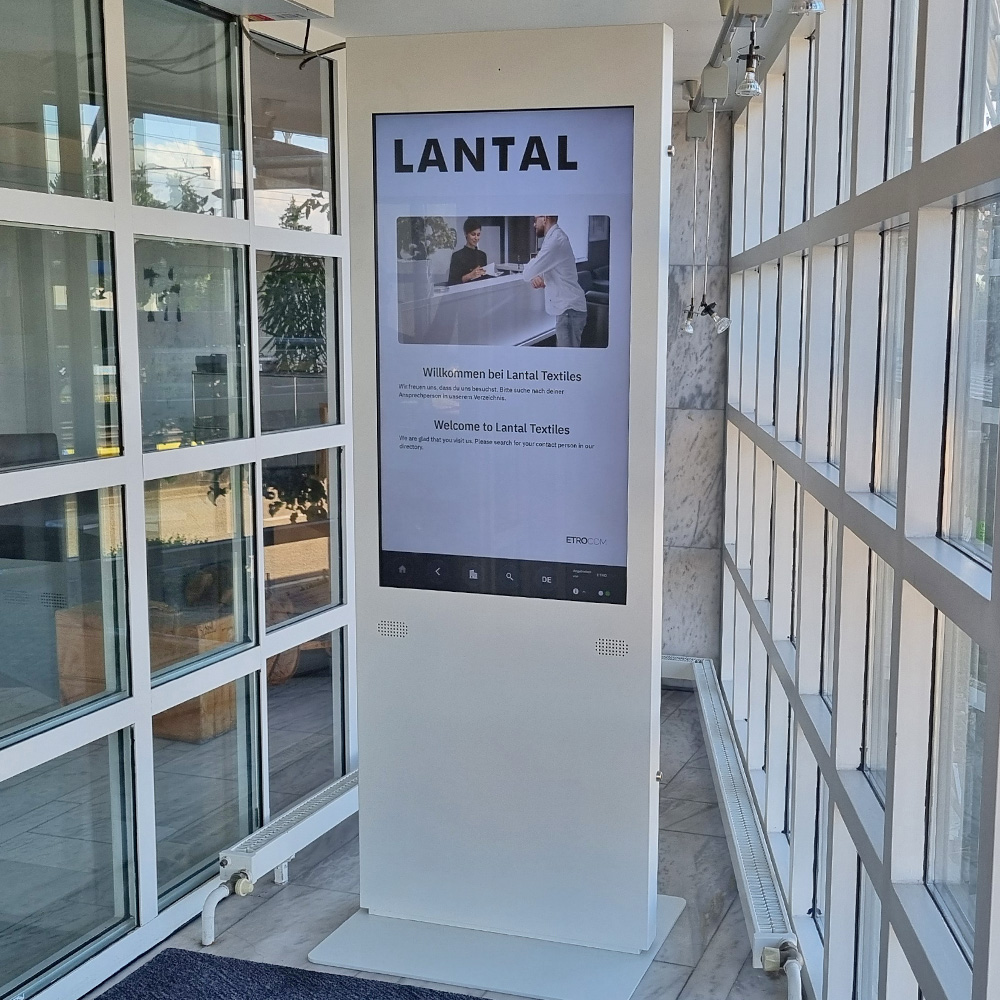 Virtueller Portier bei Lantal Textiles